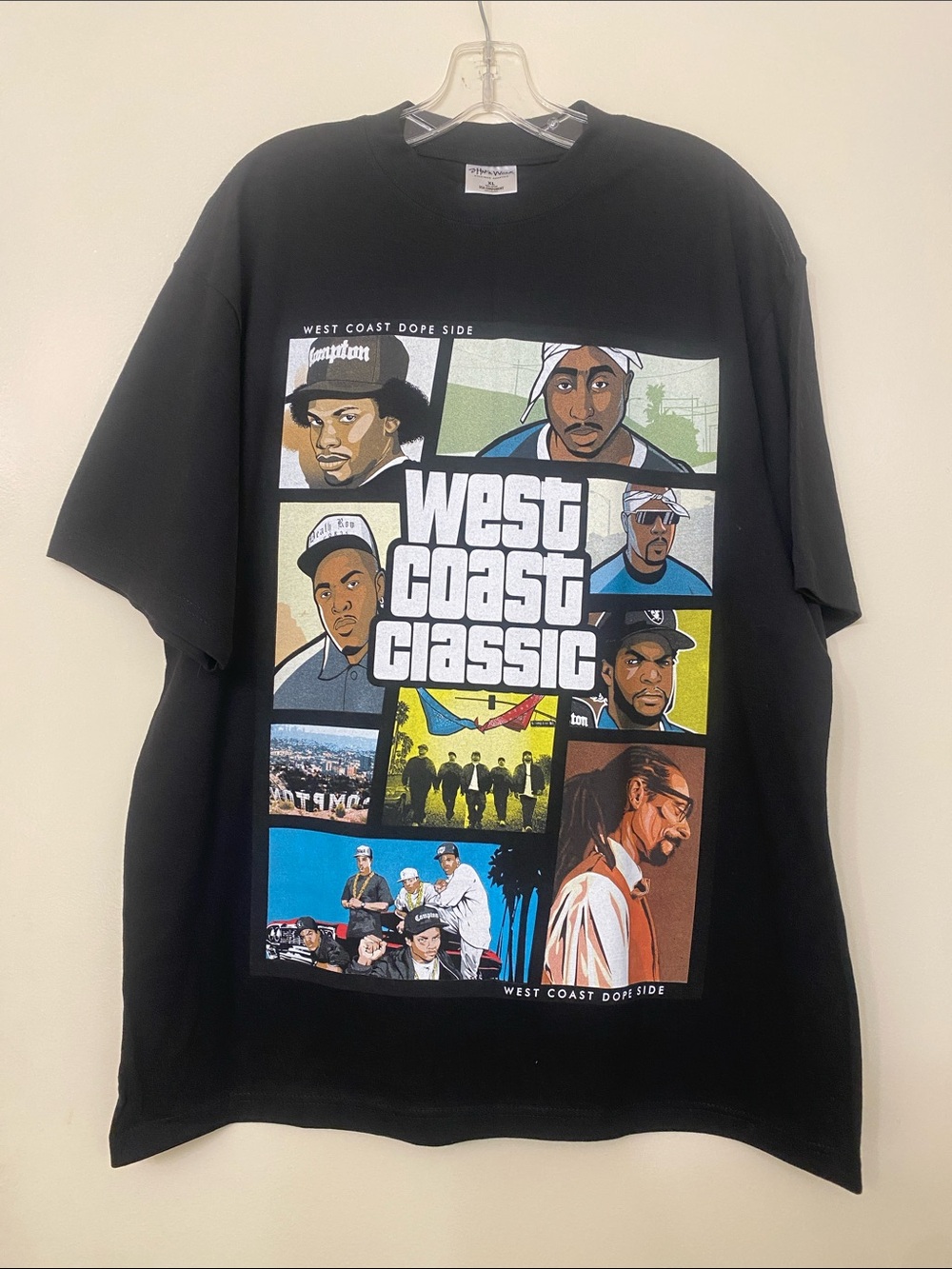West Coast Classic Graphic Tee - Black